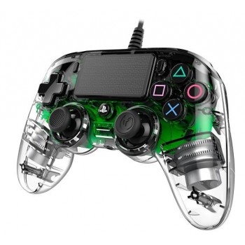 Nacon Wired Compact Controller For PlayStation 4 - Transparent Green