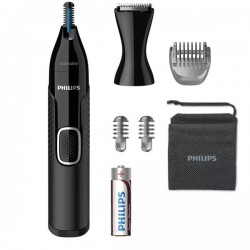 Philips Series 5000 Nose Trimmer, Nose, Ear, Eyebrow and Detail Trimmer - Black