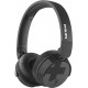 Philips Bass+ Wireless Bluetooth Active Noise Cancelling Lightweight Stereo Headphones - Black