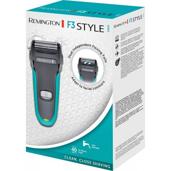 Remington F3 Style Series Electric Shaver with Pop Up Trimmer, Cordless