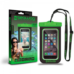 Seawag Waterproof Case for Smartphones - Black / Green
