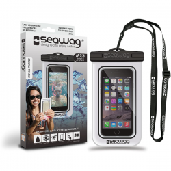 Seawag Waterproof Case for Smartphones - White & Black