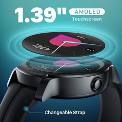 TicWatch E2 Smartwatch, GPS Waterproof 24 Hours Heart Rate Monitor, Running on Wear OS by Google - Shadow