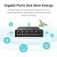 TP-LINK Litewave 5 Port Gigabit Ethernet Switch | Desktop Ethernet Splitter | Plastic Case | Unshielded Network Switch | Plug & Play