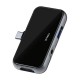 WIWU Converter T5 PRO Type-C to HDMI + 3.5mm Jack + USB3.0 for Tablets and Mobile-phones - Gray