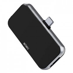 WIWU Converter T5 PRO Type-C to HDMI + 3.5mm Jack + USB3.0 for Tablets and Mobile-phones - Gray