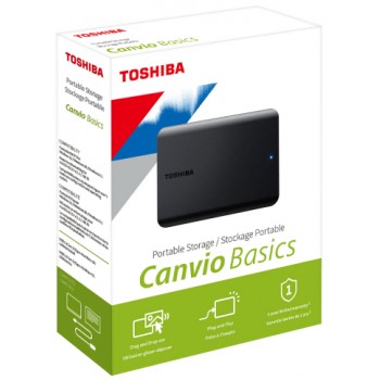 Toshiba External Hard Disk basic 1TB - Black