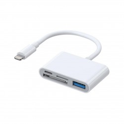 Joyroom Lightning to USB OTG Card Reader - White