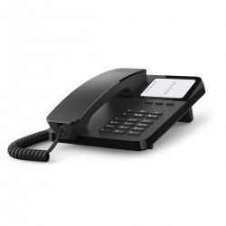 Gigaset Corded Telephone Desk 400 - Black