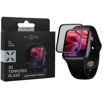 FIXED 3D Tempered Glass for Apple Watch 40mm - Black