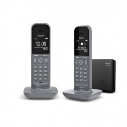 Gigaset CL390 Duo Wireless Landline Phone - Grey