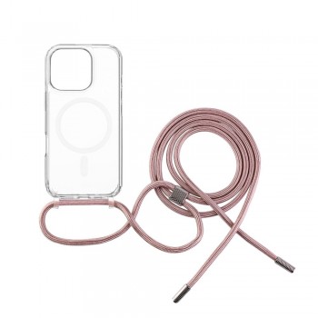 FIXED MagPure Neck for pro Apple iPhone 16 Pro - Pink