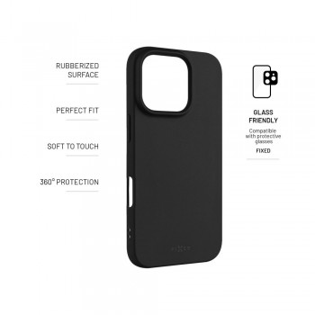 FIXED Story Back Cover for Apple iPhone 16 Pro - Black