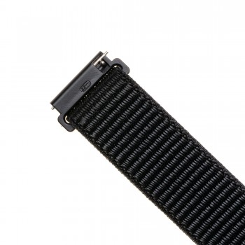 FIXED Nylon Strap for Smartwatch 20mm wide - Black