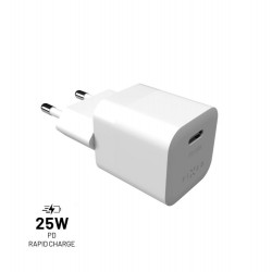 FIXED MinI charger with USB-C output and PD support 25W - White