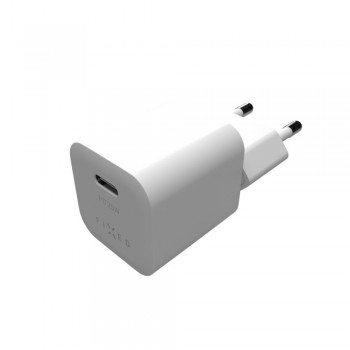 FIXED MinI charger with USB-C output and PD support 25W - White