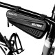 WILDMAN Bicycle bag ES4 Mountain Bike Bag Rainproof Road Bicycle Frame Bag Waterproof 1,2L - Black