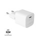 FIXED Mini charger with USB-C/USB 3.0, 30W - White