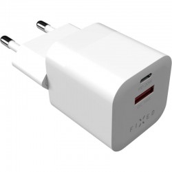 FIXED Mini charger with USB-C/USB 3.0, 20W - White