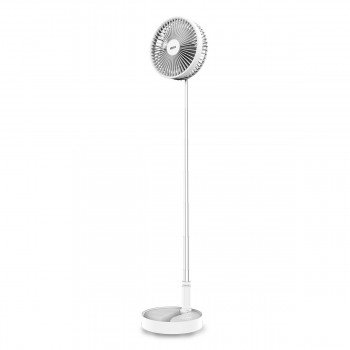 Jocca Wireless Portable Fan With Remote  Control - White